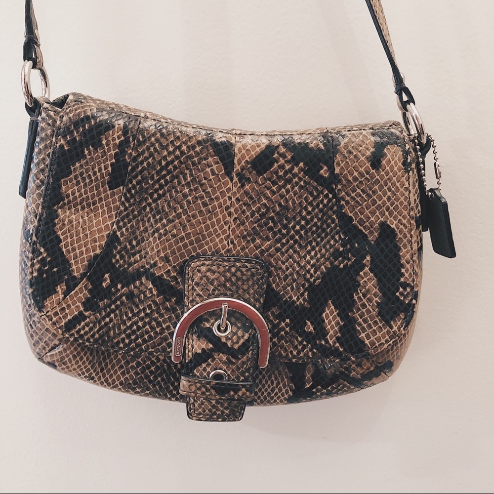 Vintage Coach leather mini crossbody